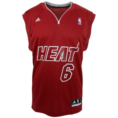 adidas miami heat replica jersey men'
